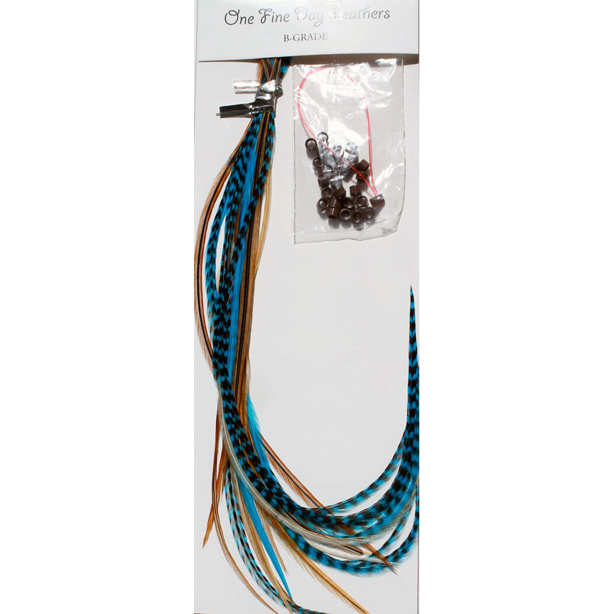 20x Discount B-Grade Feathers - Turquoise Naturals