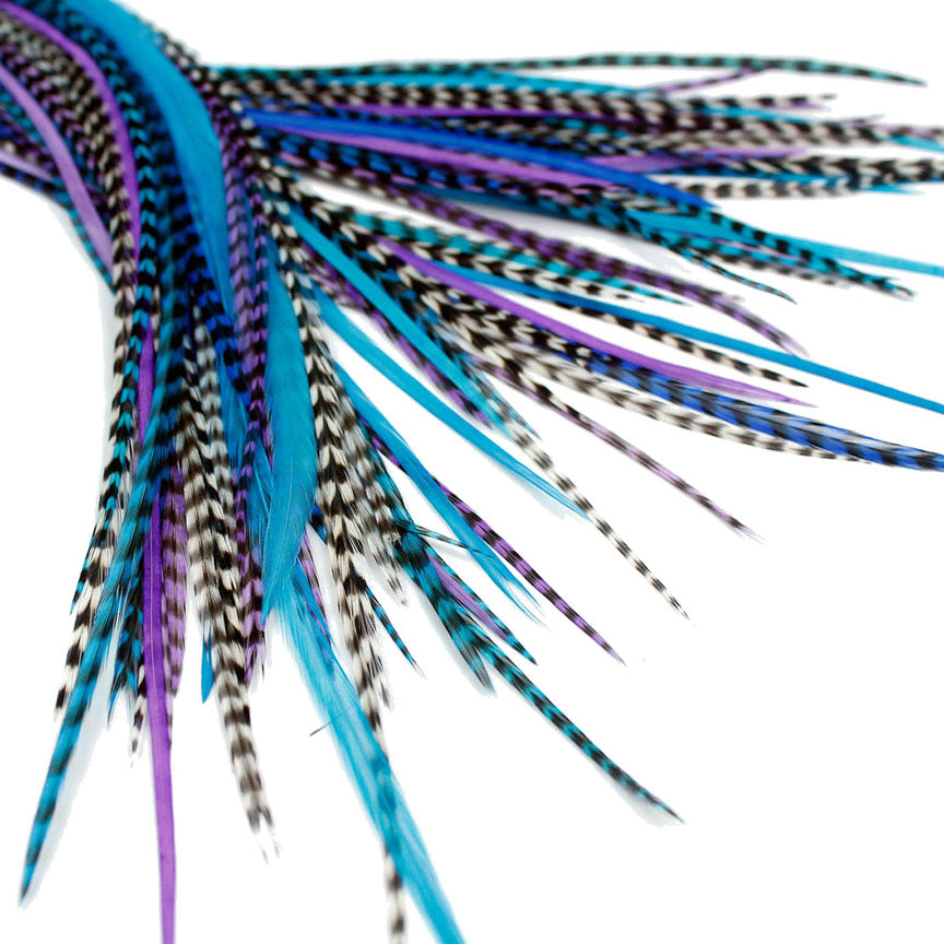 20x Short 7-9 inch Feathers - Starlight