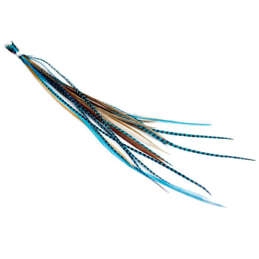 20x Discount B-Grade Feathers - Turquoise Naturals