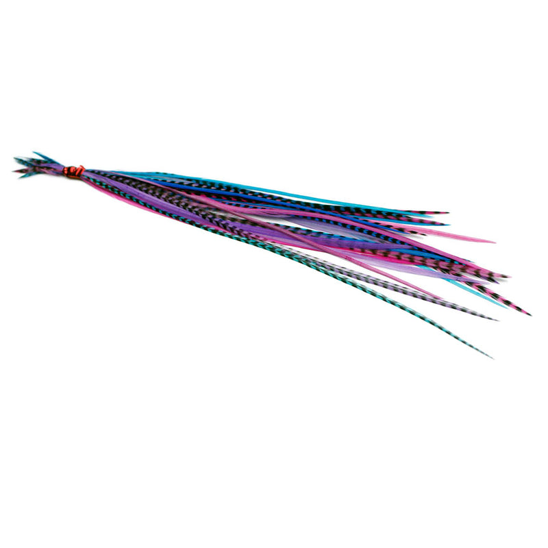 25x Short 7-9 inch Feathers - Berry