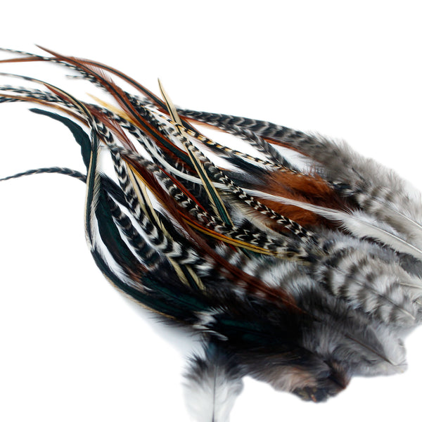 25 Fluffy Hair Feathers