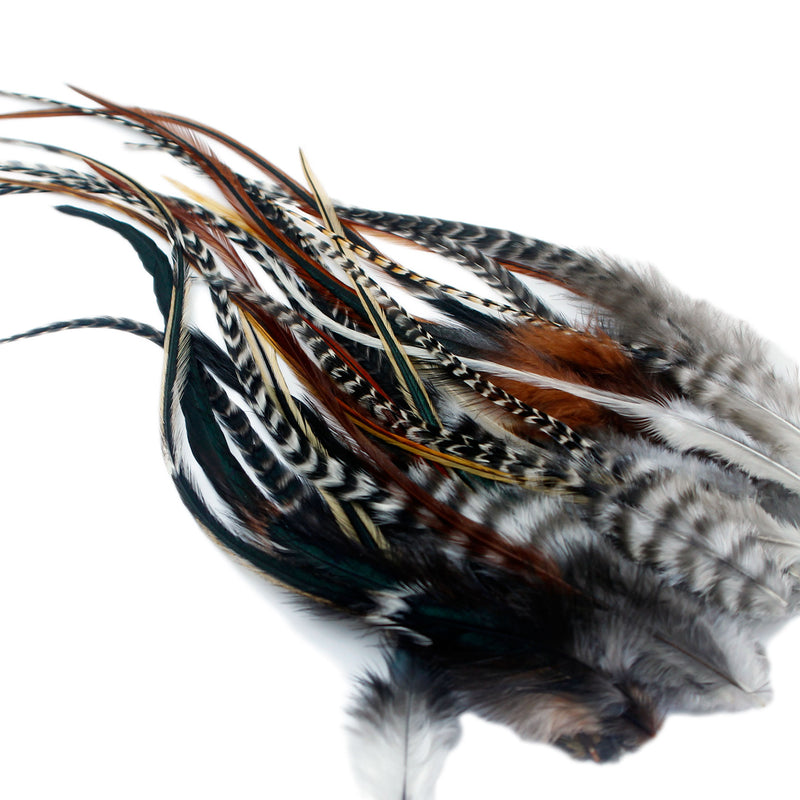 25 Fluffy Hair Feathers